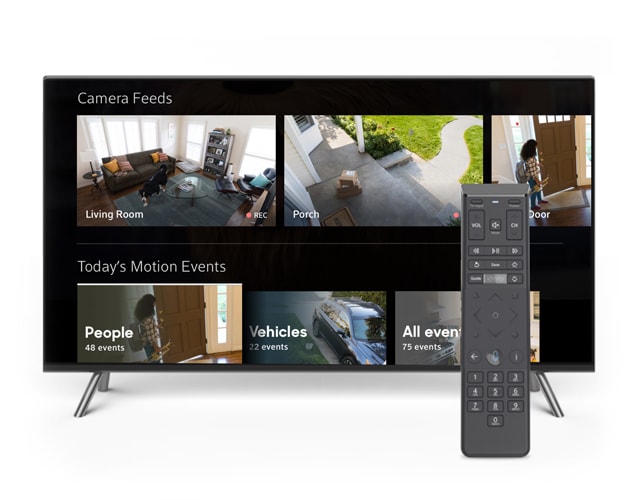 TV with remote